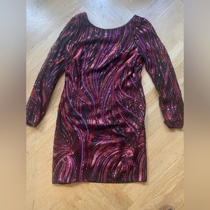 Aidan Mattox Sequin Mini Dress